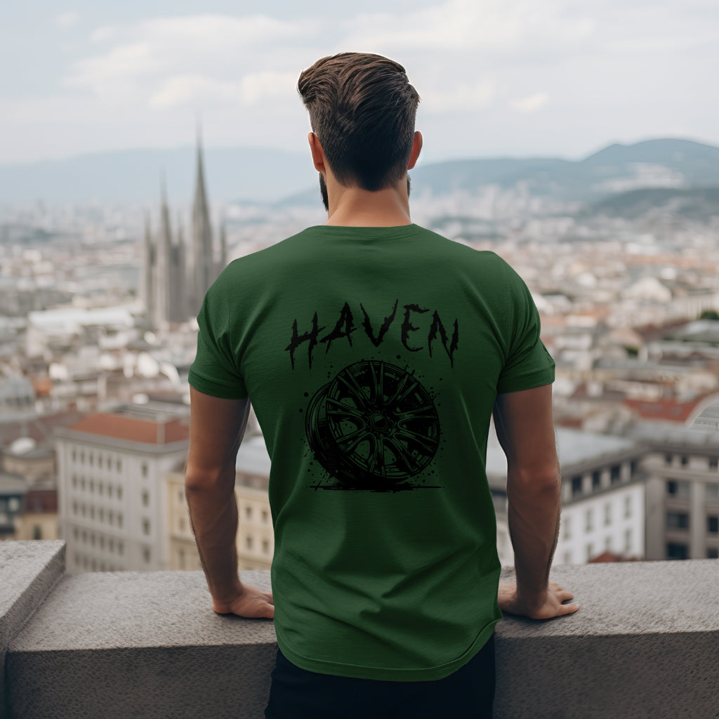 T-Shirt Unisex mit Rund halsausschnitt "HAVEN"