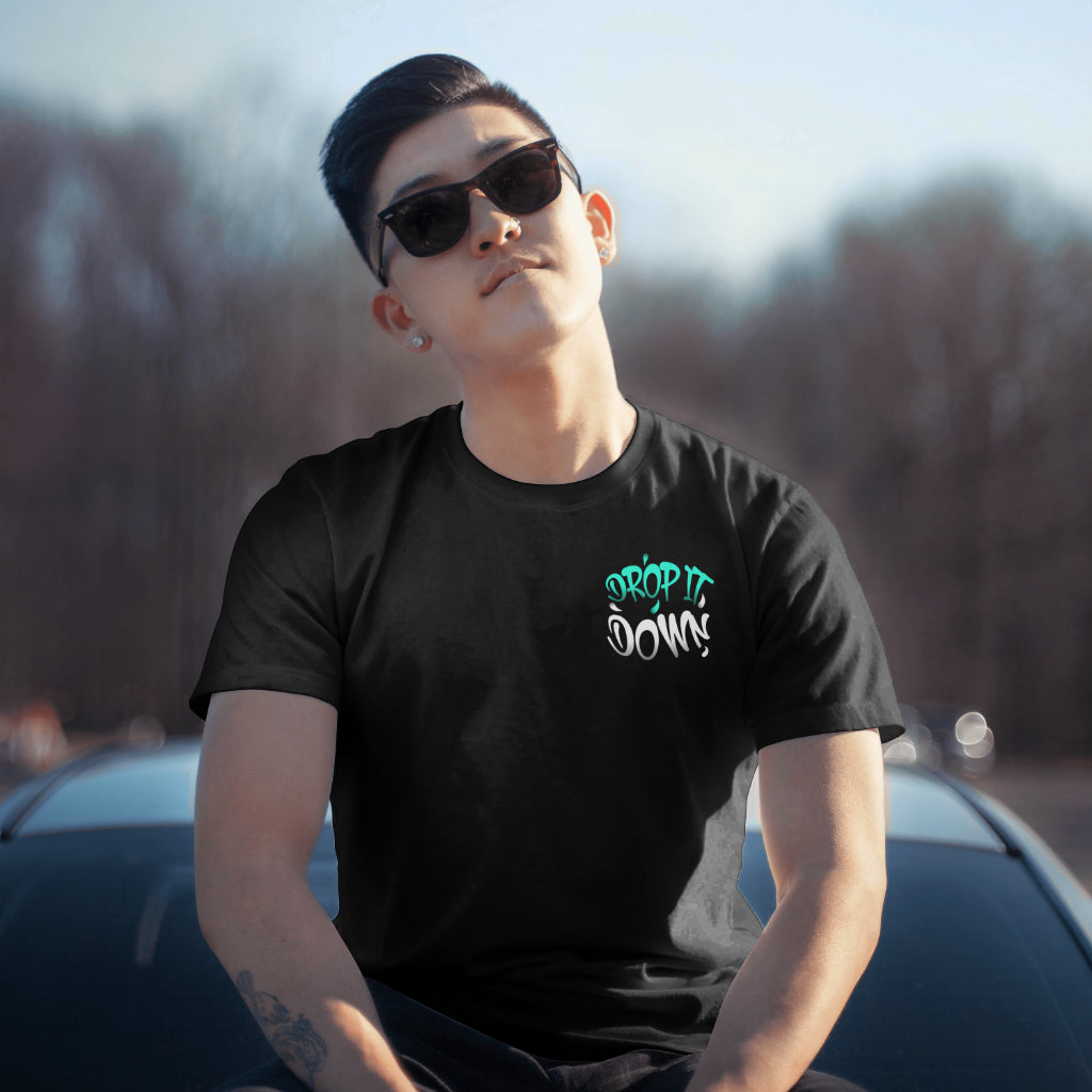 T-Shirt Unisex mit Rundhalsausschnitt "DropItDown"