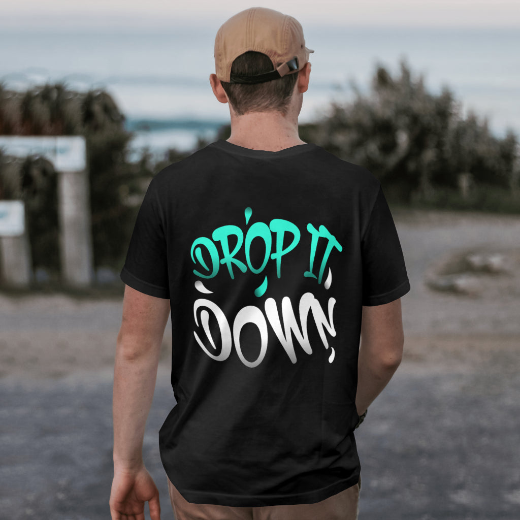 T-Shirt Unisex mit Rundhalsausschnitt "DropItDown"